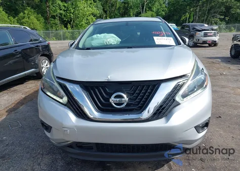 2018 Nissan Murano Sv z USA, uszkodzony, nr VIN 5N1AZ2MG5JN108353